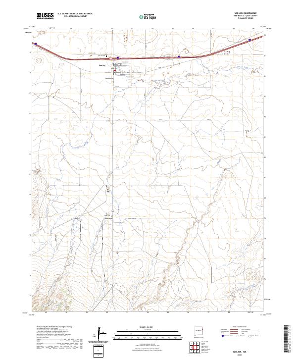 USGS Topographic Map – San Jon