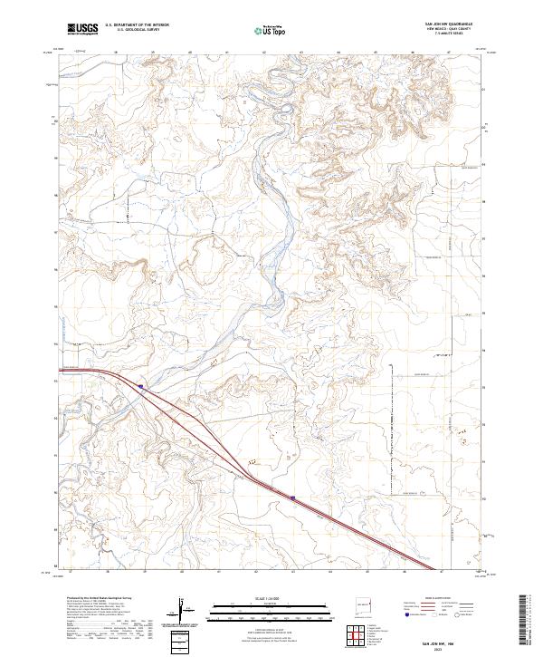 USGS Topographic Map – San Jon NW