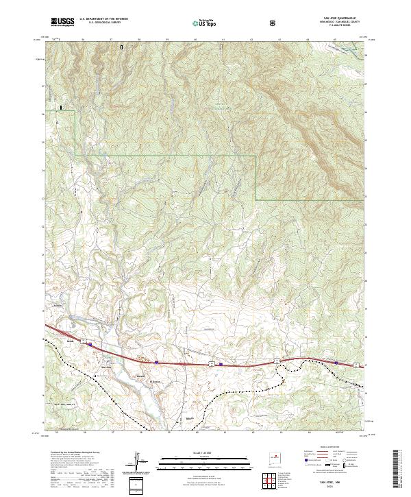 USGS Topographic Map – San Jose