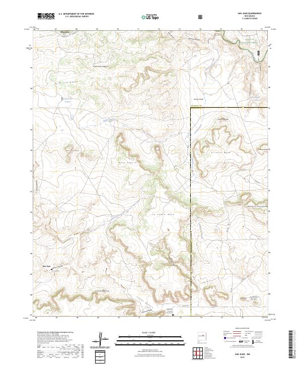 USGS Topographic Map – San Juan