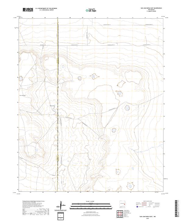2023 Map of San Juan Mesa East, 2023 Print
