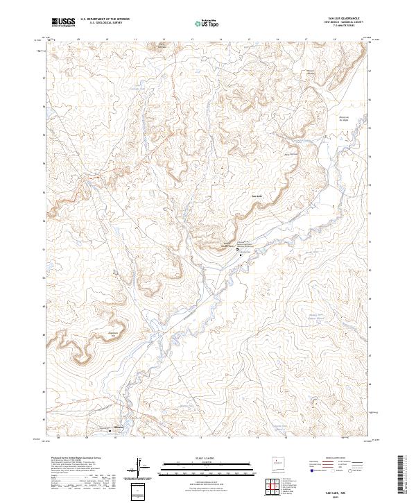 USGS Topographic Map – San Luis