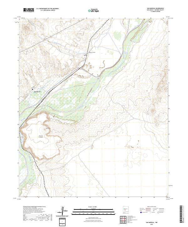 USGS Topographic Map – San Marcial