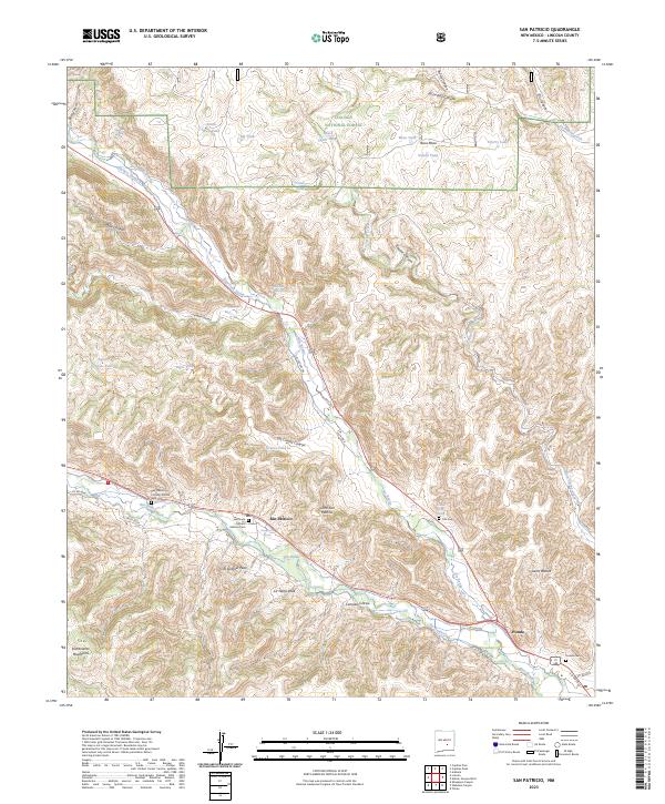 USGS Topographic Map – San Patricio