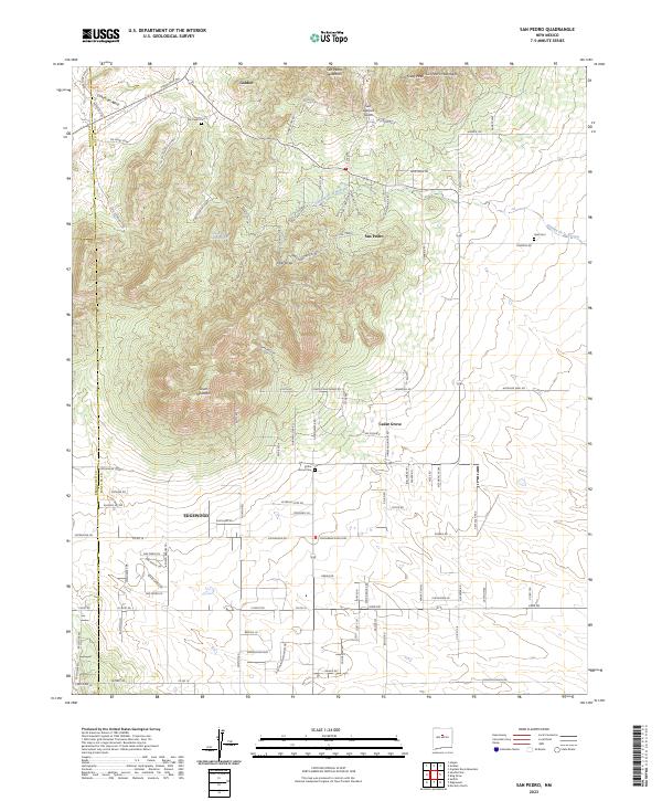 USGS Topographic Map – San Pedro