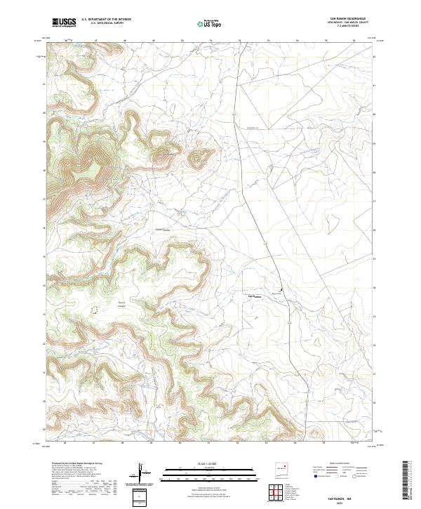USGS Topographic Map – San Ramon