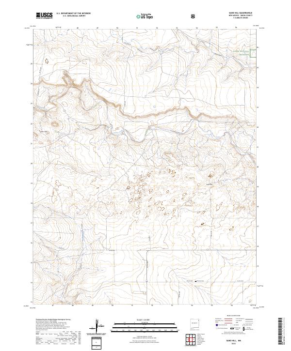 USGS Topographic Map – Sand Hill