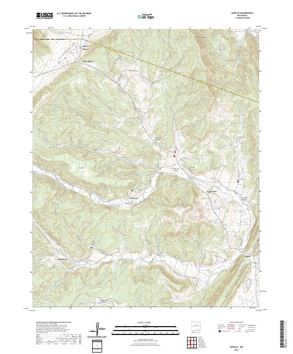 USGS Topographic Map – Sapello