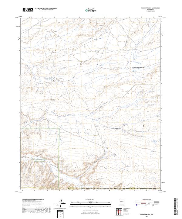 USGS Topographic Map – Sargent Ranch