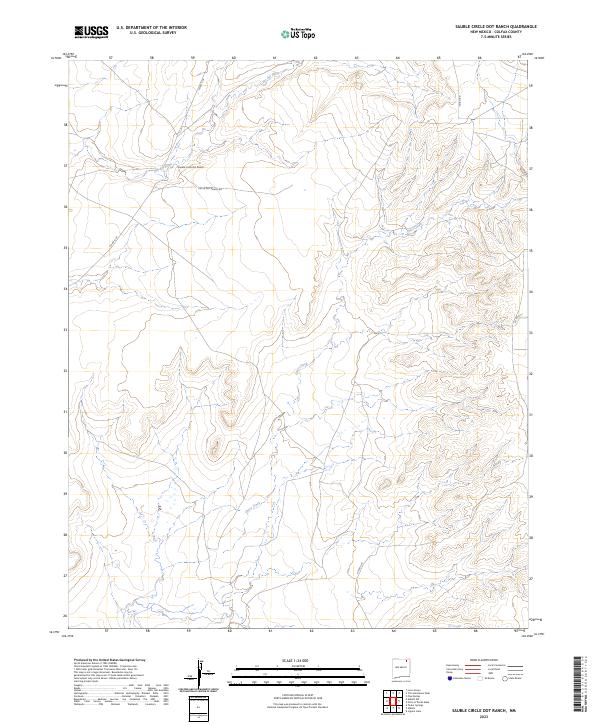 2023 Map of Sauble Circle Dot Ranch, 2023 Print