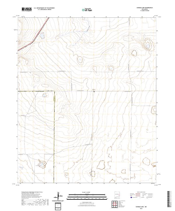 USGS Topographic Map – Schram Lake