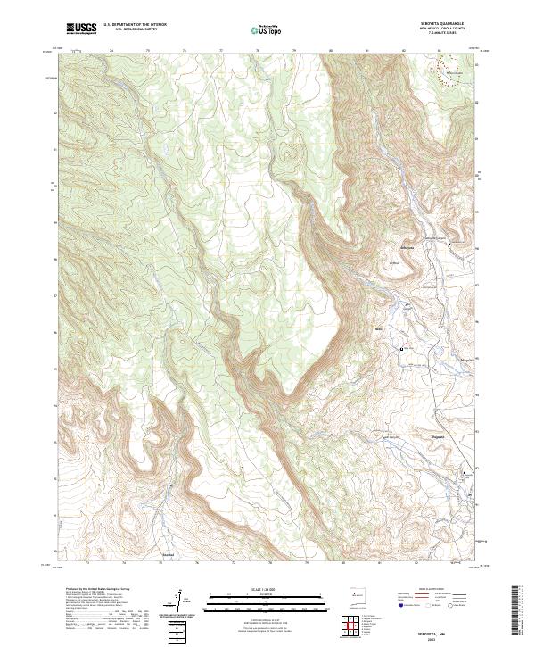 USGS Topographic Map – Seboyeta