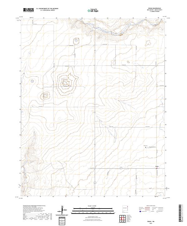 USGS Topographic Map – Sedan