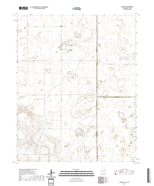 2023 Map of Sedan SE, 2023 Print