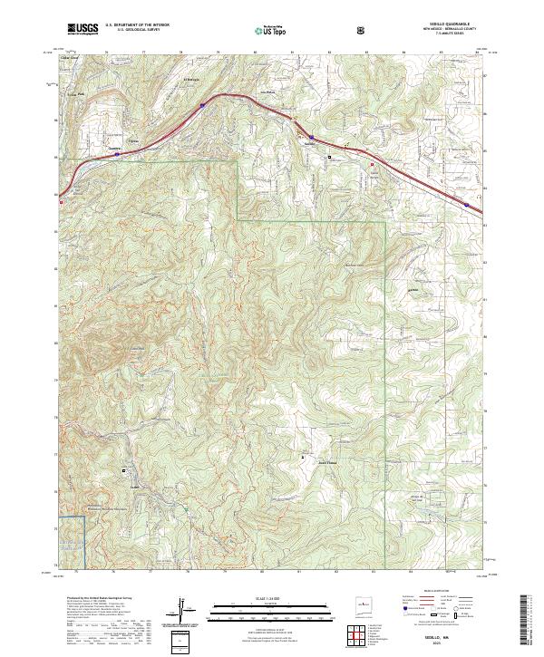 USGS Topographic Map – Sedillo