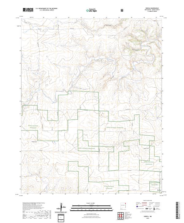 USGS Topographic Map – Seneca