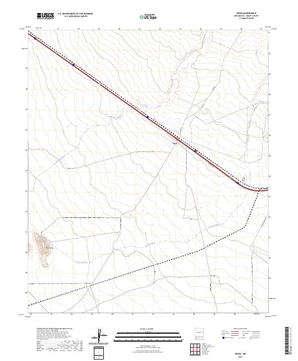 USGS Topographic Map – Separ