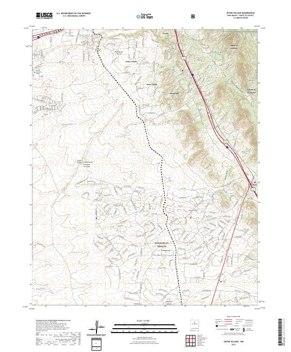 USGS Topographic Map – Seton Village