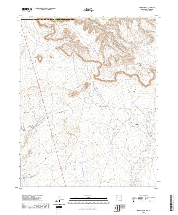 USGS Topographic Map – Skinney Rock