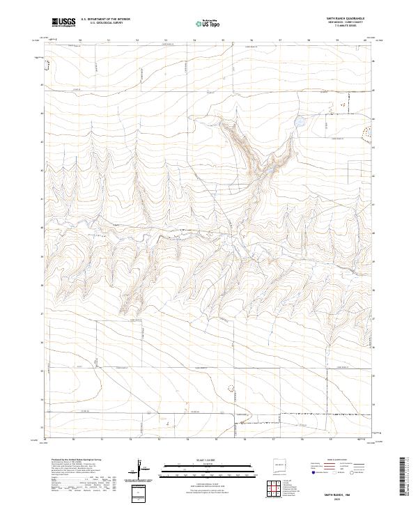 2023 Map of Smith Ranch, 2023 Print