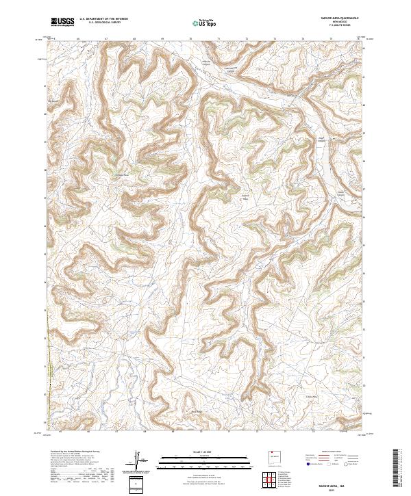 USGS Topographic Map – Smouse Mesa