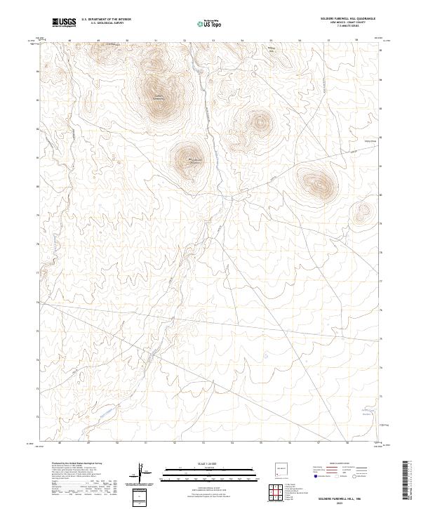 USGS Topographic Map – Soldiers Farewell Hill