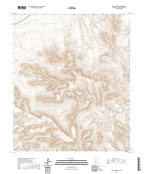 USGS Topographic Map – Souse Springs