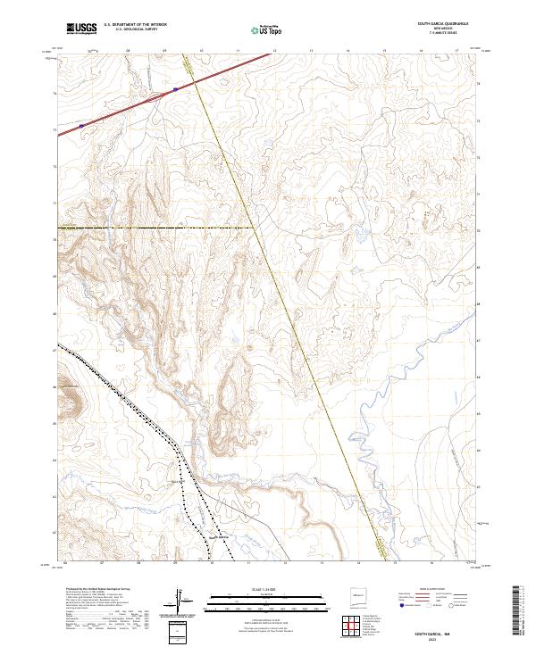 USGS Topographic Map – South Garcia