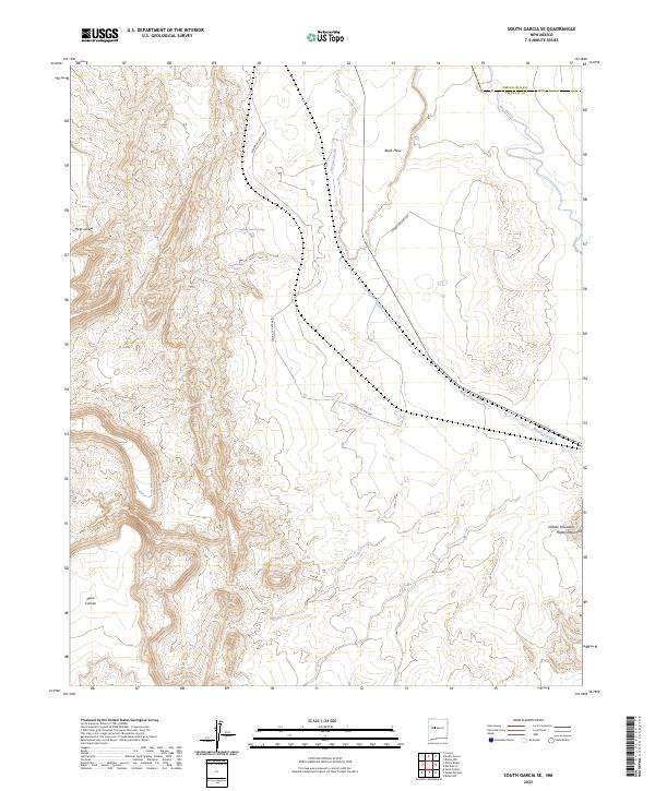 USGS Topographic Map – South Garcia SE