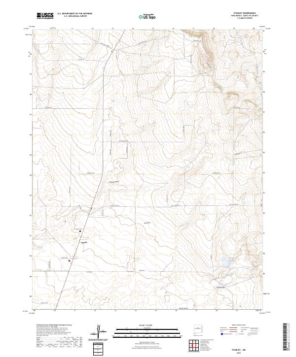 USGS Topographic Map – Stanley