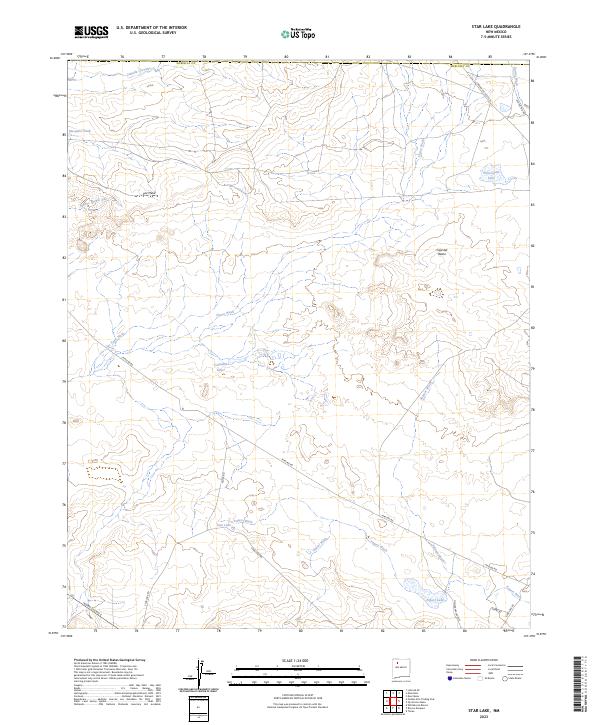 USGS Topographic Map – Star Lake