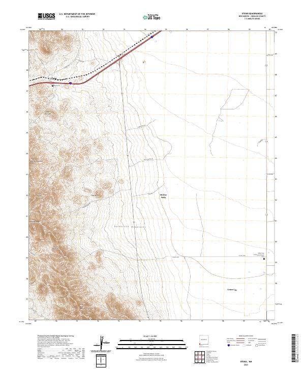 USGS Topographic Map – Steins