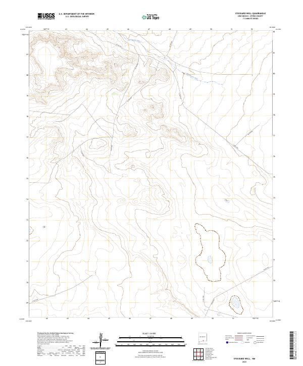 USGS Topographic Map – Stockard Well