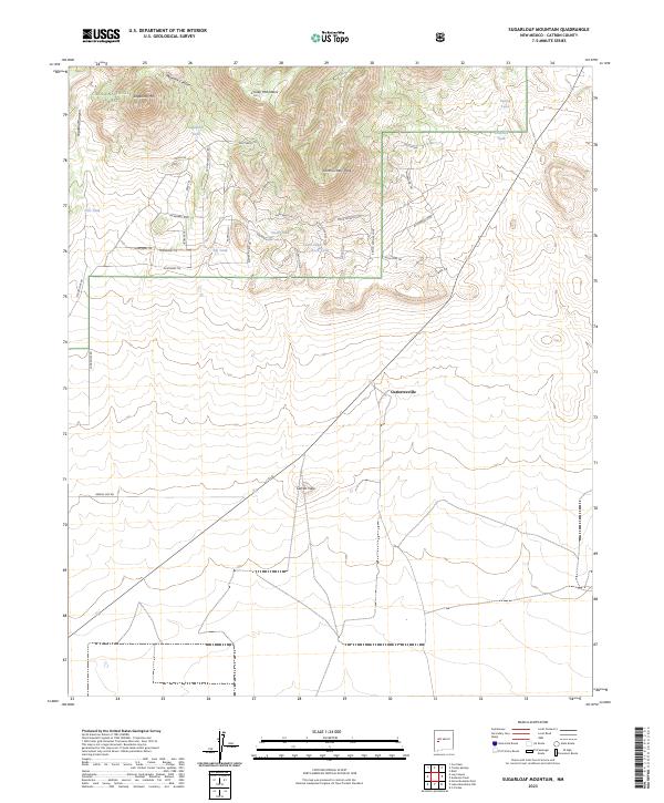 USGS Topographic Map – Sugarloaf Mountain