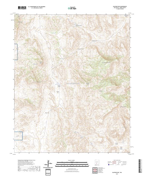 USGS Topographic Map – Sulphur Pass