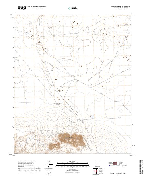USGS Topographic Map – Summerford Mountain