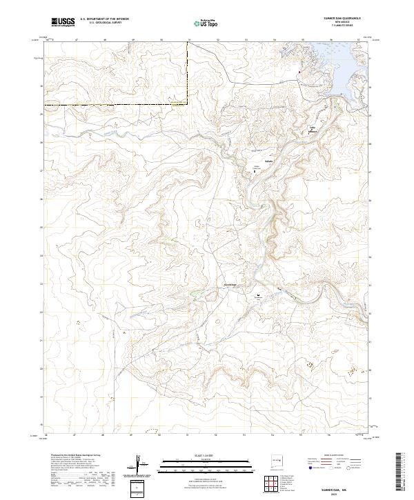 USGS Topographic Map – Sumner Dam