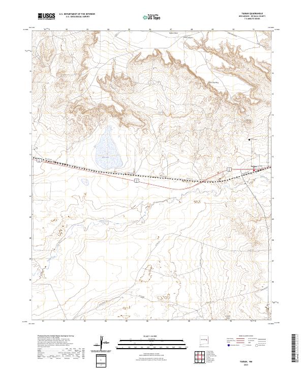 USGS Topographic Map – Taiban