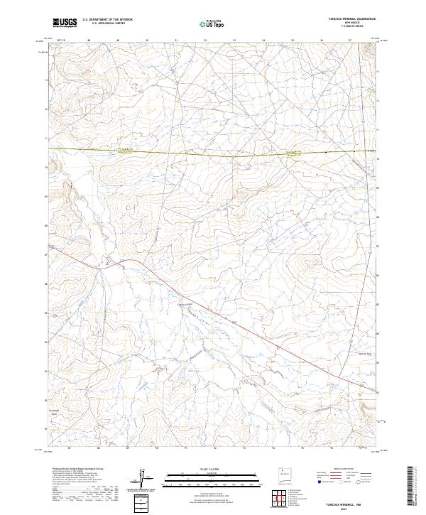 USGS Topographic Map – Tancosa Windmill