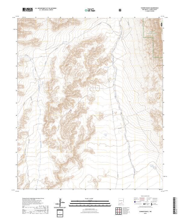 USGS Topographic Map – Tanner Ranch