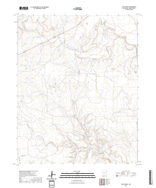 USGS Topographic Map – Tate School