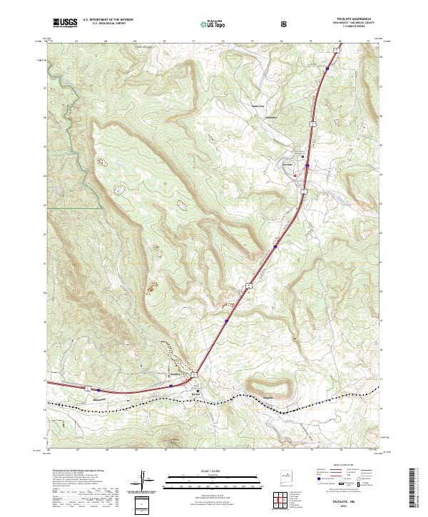 USGS Topographic Map – Tecolote