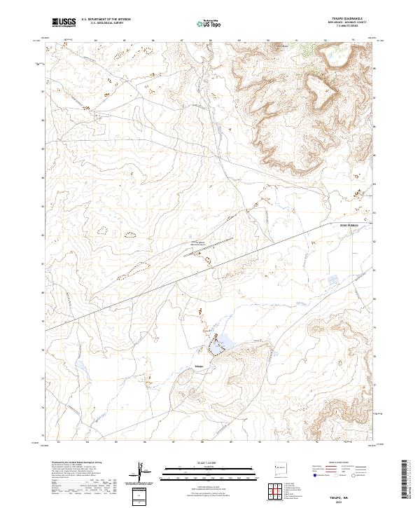 USGS Topographic Map – Tekapo