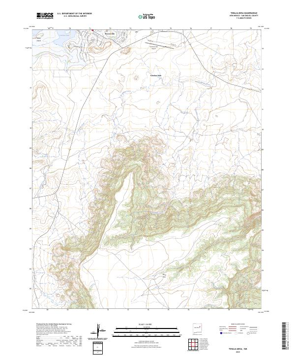 USGS Topographic Map – Tenaja Mesa