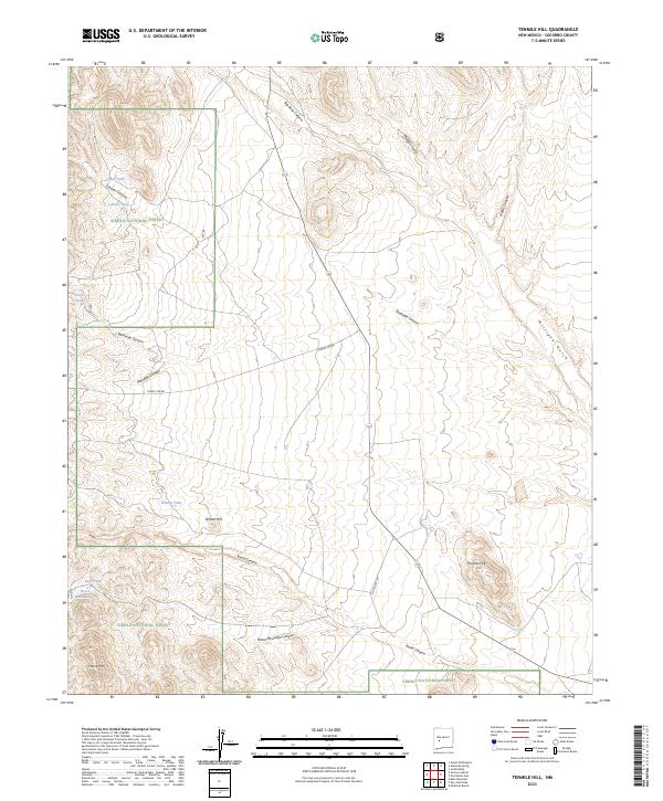 USGS Topographic Map – Tenmile Hill