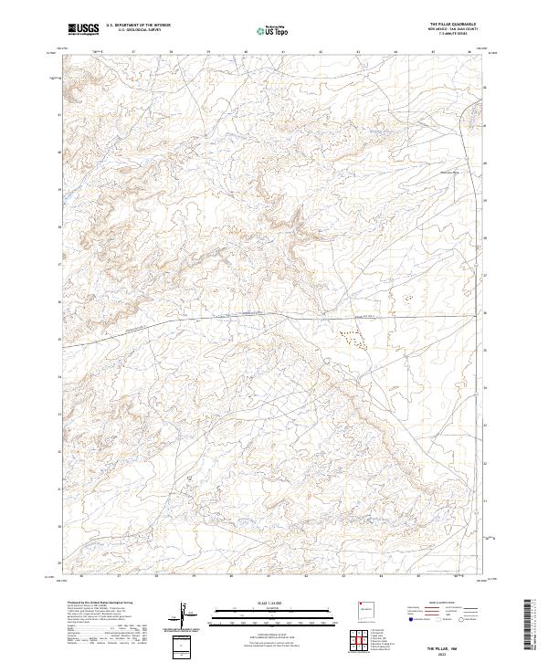 USGS Topographic Map – The Pillar