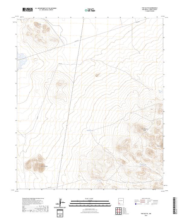 USGS Topographic Map – The Saltys