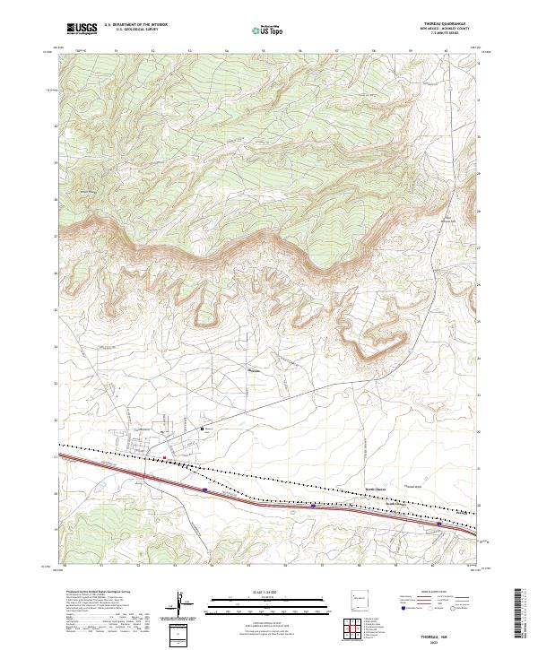 USGS Topographic Map – Thoreau