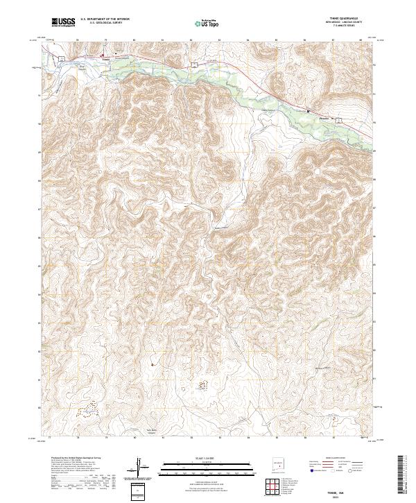 USGS Topographic Map – Tinnie