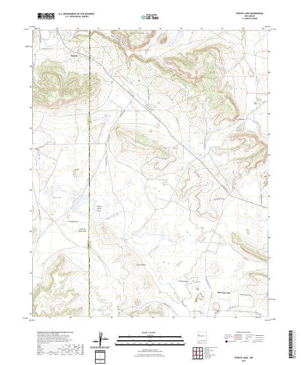 USGS Topographic Map – Togeye Lake